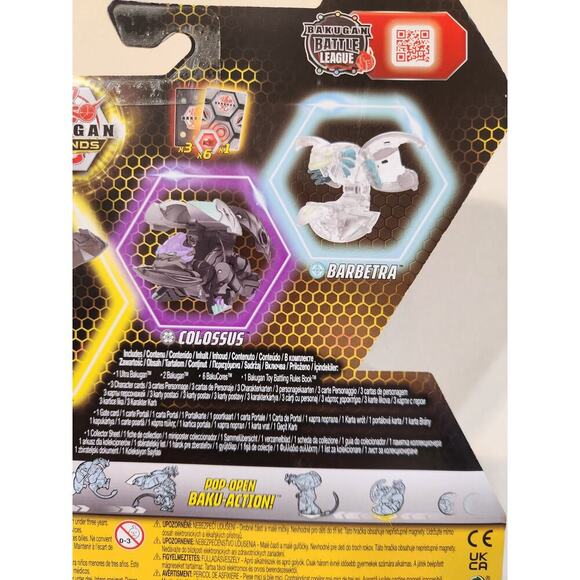 Demorc Ultra Starter Pack Colossus Barbetra Bakugan Legends Demorc Bakugan NEW - Picture 6 of 7